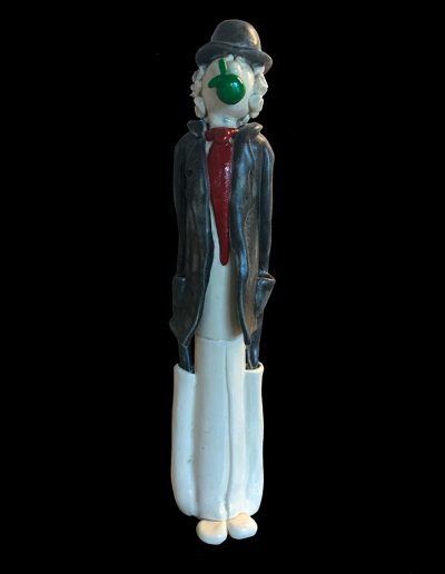 Magritte - le fils de l’homme - sculpture - céramique